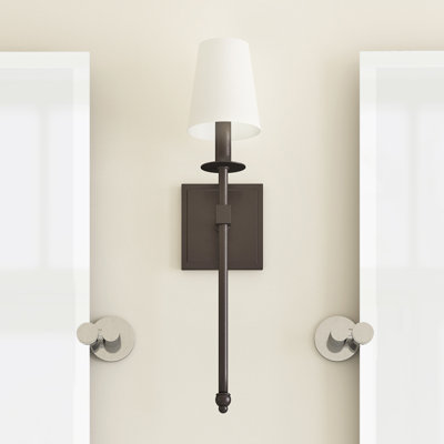 Aayush 1-Light Dimmable Wallchiere in Classic Bronze