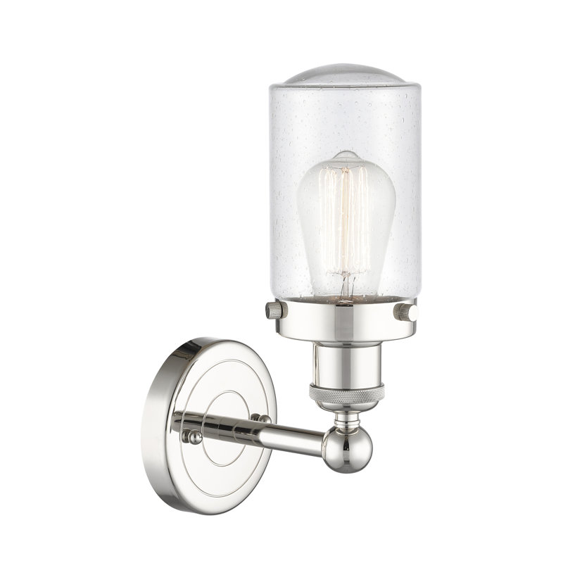 Cantril Armed Sconce, Seedy, Polished Nickel