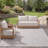 Amber-Jayne Area Indoor/Outdoor Area Rug In Gray/Light Gray-1360912104