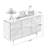 Walnut Solid Wood Sideboard-595445888
