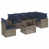 Coussin bleu marine / structure grise est en rupture de stock