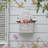 Rustic Metal Wall Planter for Outdoor/Indoor Plants, Fresh & Faux Flower,Farmhouse Wall Decor for Outside Porch Garden-1179959281