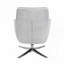 Fauteuil d'appoint pivotant confortable avec repose-pieds-1940849123