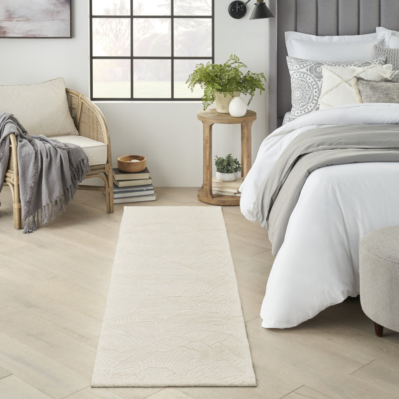 Nourison Avra Ivory Modern Indoor Rug, Runner 2'3" x 7'6"