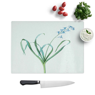 Glass Dutch Hyacinth by Pierre-Joseph Redoute Chopping Board