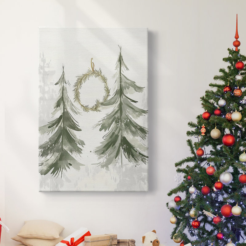 Art des Fêtes de Noël - Toile tendue avec châssis CCDLXVI, H 24 po x l 16 po