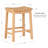 Amyann Hyacinth Hand-Woven Backless Stool-1954834567