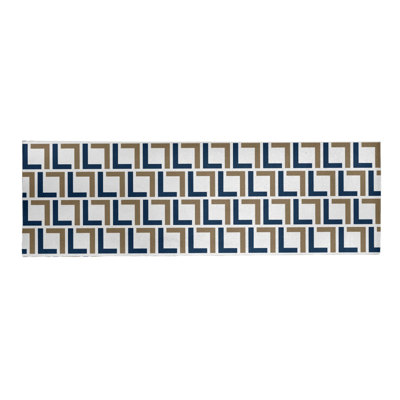 Tapis de couloir blanc