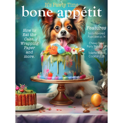 Couverture de magazine Bone Appétit Parody avec Papillon par Grotto Studios