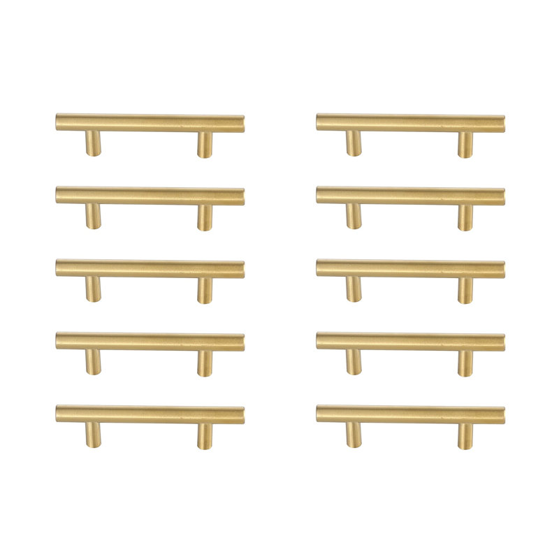 Brill 3" Centre to Centre Bar Pull, Brass