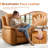 Alteo 39.4" Wide Modern Vegan Leather Power Recliner Chair with USB-97833763