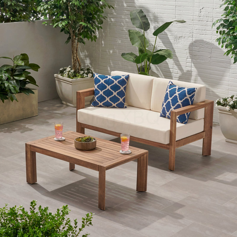 Genser Loveseat & Coffee Table
