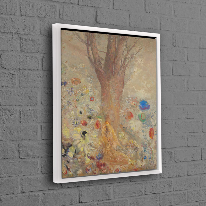 Print on Canvas, 100 cm H x 70 cm W, Framed Print without Mat, White