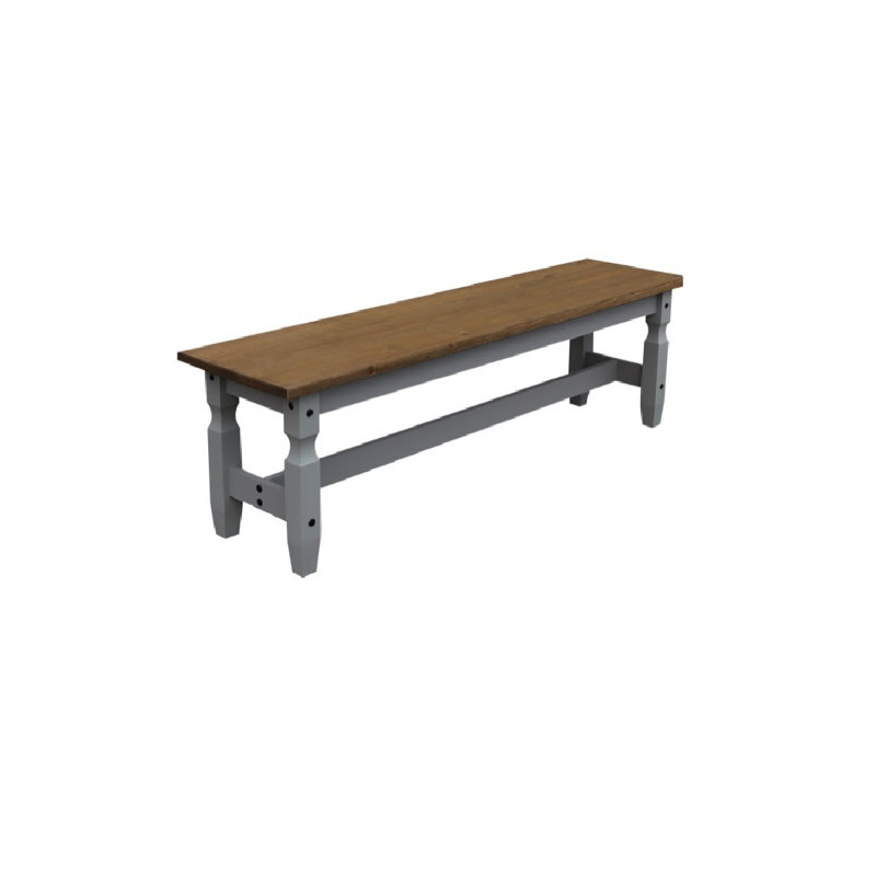 Solid Wood Bench, 45 x 153 x 38cm