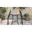 Ensemble bistro de patio toutes saisons avec mosaïque 3 pièces avec table et 2 chaises