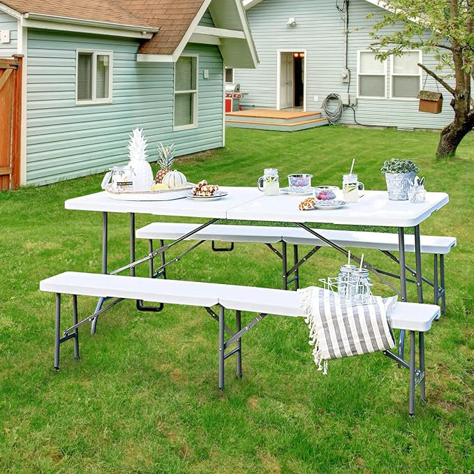 APPLIANCES 4 LESS 30'' Rectangular Portable Folding Table | Wayfair