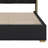 Upholstered Platform Bed with Metal Strips-327556774-315639280