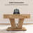 31.5" Square Rustic Coffee Table-1332531302
