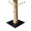 Solid Wood 16 in. Hall Tree