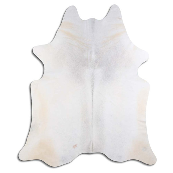 Foundry Select Tenleigh Handmade Cowhide Gray Rug | Wayfair