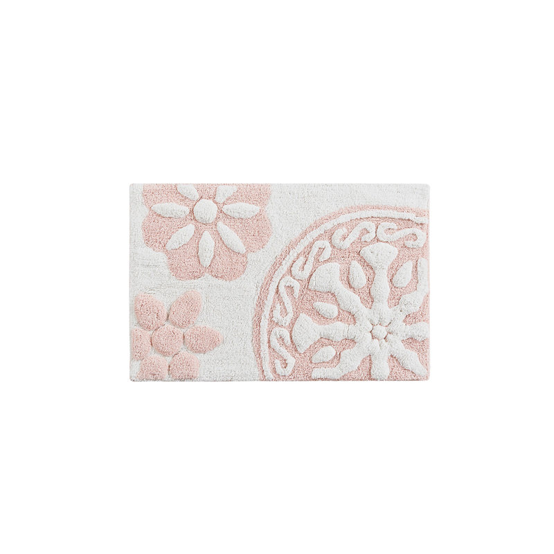 Tapis de bain en coton touffeté Medallion