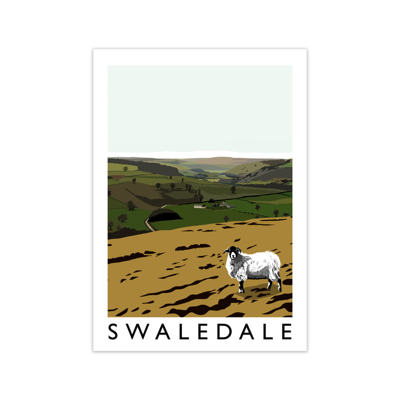 Swaledale 1 Piece Wall Art, 29.7 cm H x 21 cm W