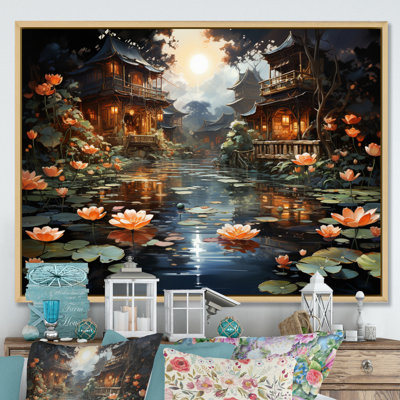 «Mariannah China Art Lotus Lantern II», reproduction