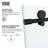 Elan E-Class 44-48" W x 76" H Sliding Frameless Shower Door with 3/8" Clear Glass-50553387