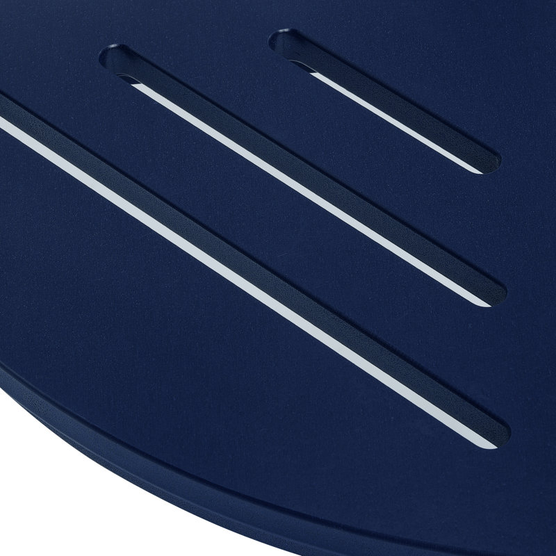 Banc de douche en poly, Navy Blue