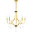 5-Light Empire Candle Chandelier with Dedric Crystal Details-757961458