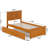  Nantucket Solid Wood Platform Bed with Matching Footboard & Trundle-96140458-96140455