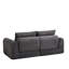 75.5 " Corduroy L-Shaped Sofa & Chaise-404095253