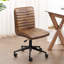 Chaise de bureau pivotante en similicuir-1036810702-1052613559