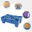 4Pcs Pallets, Moisture-Proof Floor Pallet, Breathable Grid Pallets