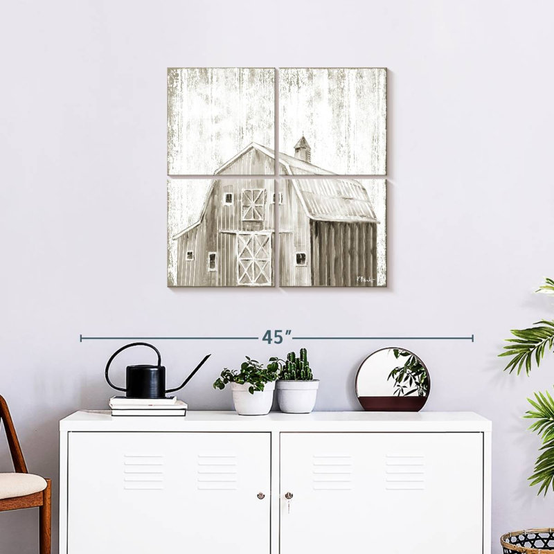 Lilie grange en bois blanc I, H 26 po x l 26 po