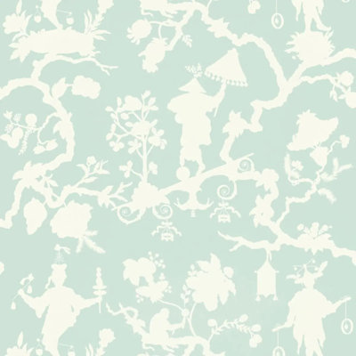 Shantung Silhouette Print Wallpaper