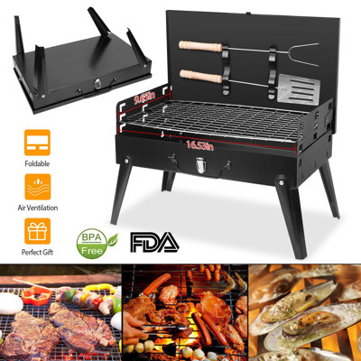 Barbecue au charbon l 10 po Edge Collections