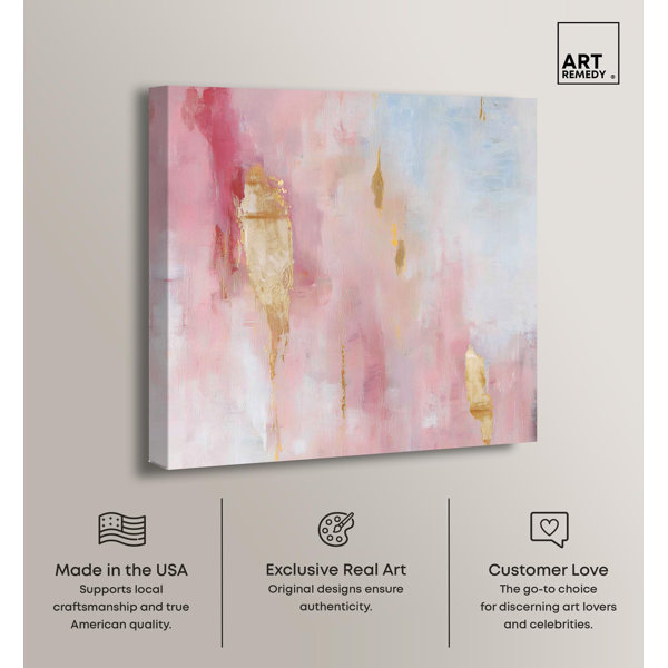 Art Remedy Vein II Coastal Gold Art Canvas Print by Art Remedy ...