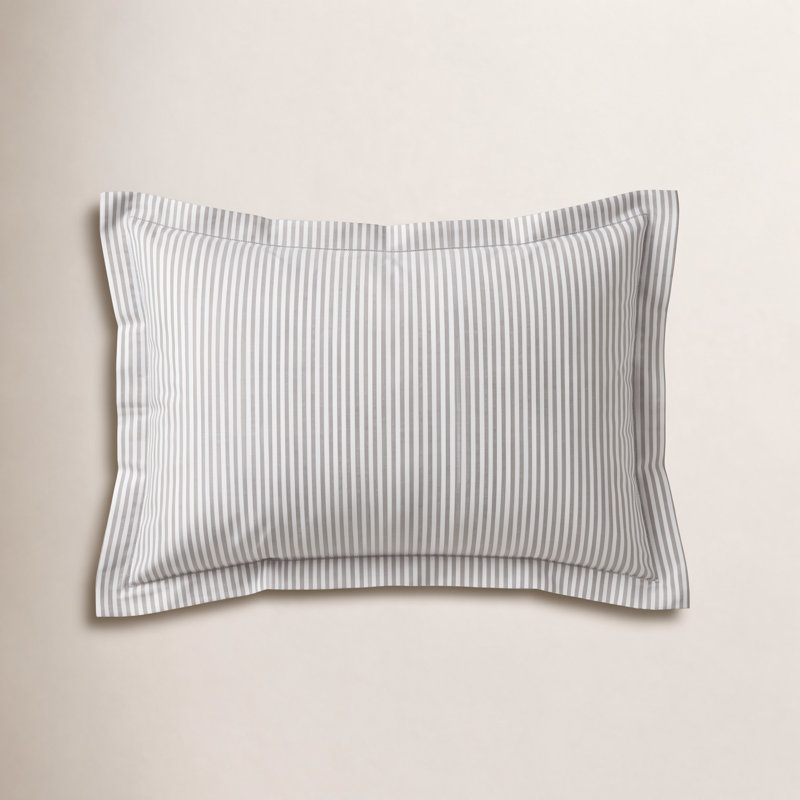 Towne Cotton Pillow Sham - Euro, Euro, Pewter