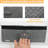 Fabric Dining Plates Storage with Felt Dividers Included