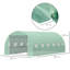 Maren Polytunnel Greenhouse With Roll-Up Door And UV-Resistant PE Cover