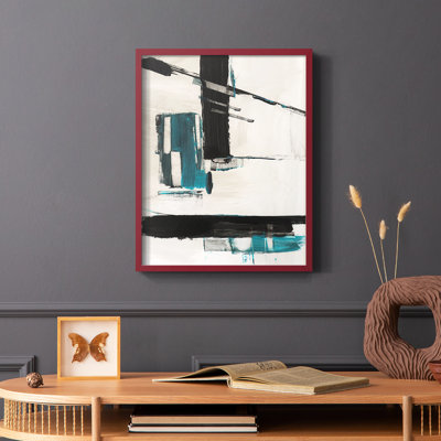 «Geometric Notes II», reproduction encadrée - bois massif