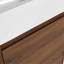 Meuble-lavabo élégant et élégant avec porte à fermeture en douceur et beaucoup de rangement