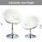 Chinn Faux Leather Swivel Barrel Chair-871449319