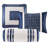 7 Piece Comforter In Navy King Size - , Filling, Enhances Bedroom Comfort Neutral Color, Decorative Pillows, Transforms Into A Cozy Space-119448803-119448805