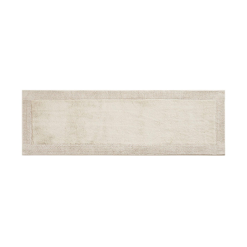Tapis de bain réversible en coton 3000GSM, Naturel, Simple - L 72 po x l 24 po