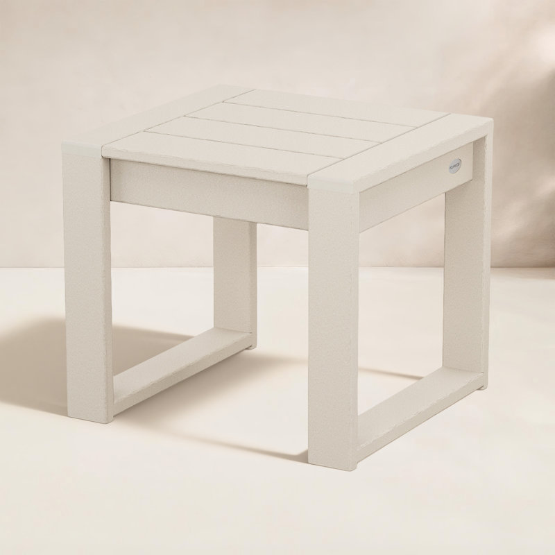 Table de bout EDGE, H 17,5 po x l 19 po x P 19 po, Crème