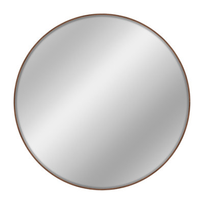 nielsen Jaron Round Wall Mirror, Aluminium