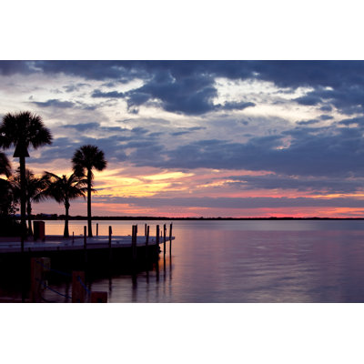 Key Largo Sunset 1 Piece Wall Art on Canvas