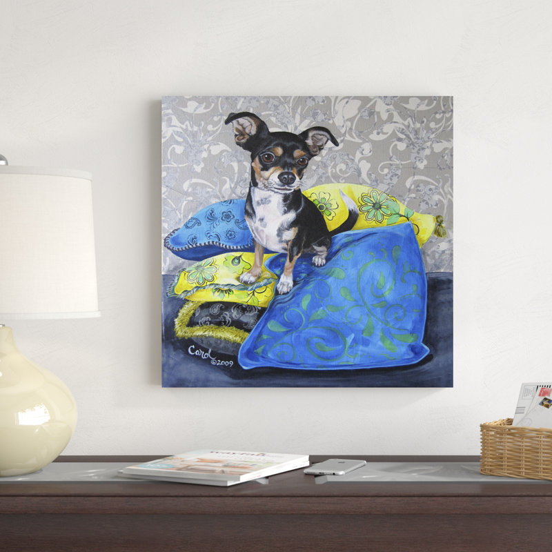 Coussins Chihuahua II, H 20 po x l 20 po